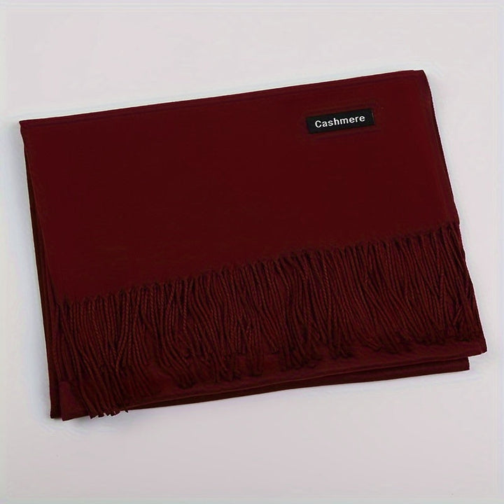 Classic Warm Cashmere Winter Scarf