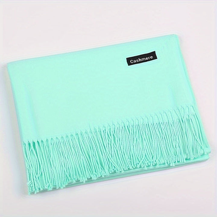 Classic Warm Cashmere Winter Scarf