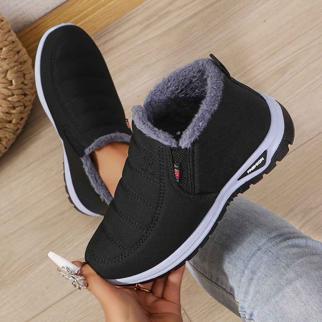 Marilou™ | Slip-On Fleece-Lined Winter Ankle Boots