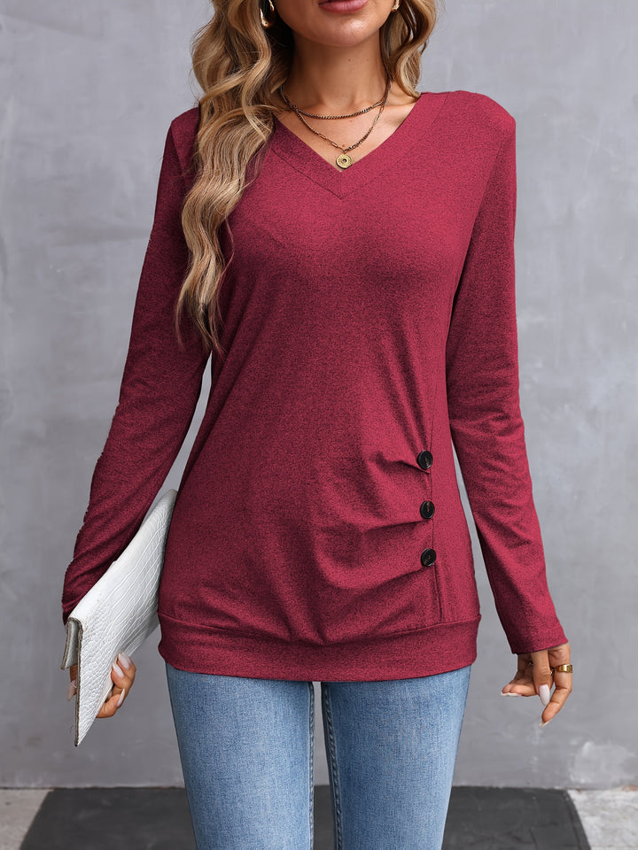 Louisa™ | Elegant Long Sleeve T-shirt