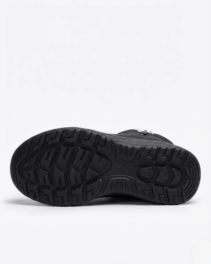 Odile™ | Quilted side-zip faux-fur winter ankle boots