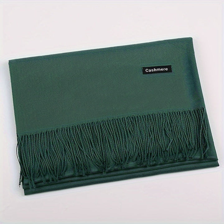 Classic Warm Cashmere Winter Scarf